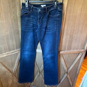 CAbi Dark Blue Jeans Size 8 33" inseam